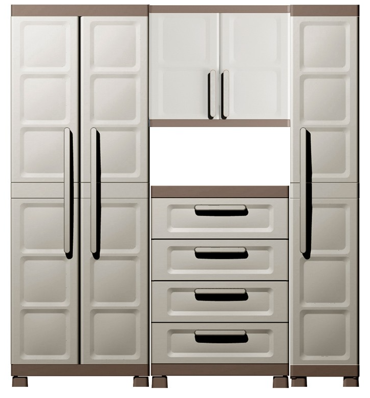 Zahradní skříň EXCELLENCE HIGH DOOR 1 Rojaplast (foto 9)