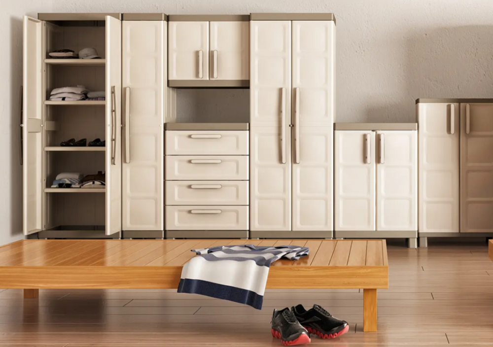 Zahradní skříň EXCELLENCE HIGH DOOR 1 Rojaplast (foto 6)