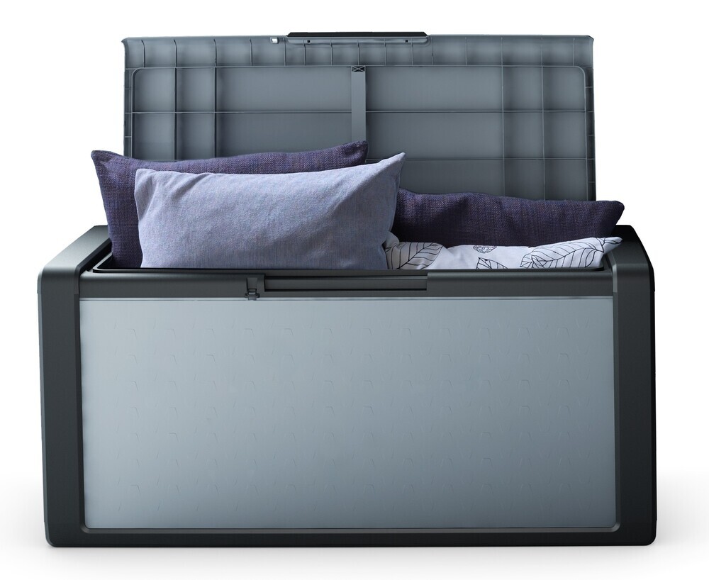 Úložný box TITAN CHEST 300 L šedá/černá Rojaplast (foto 10)