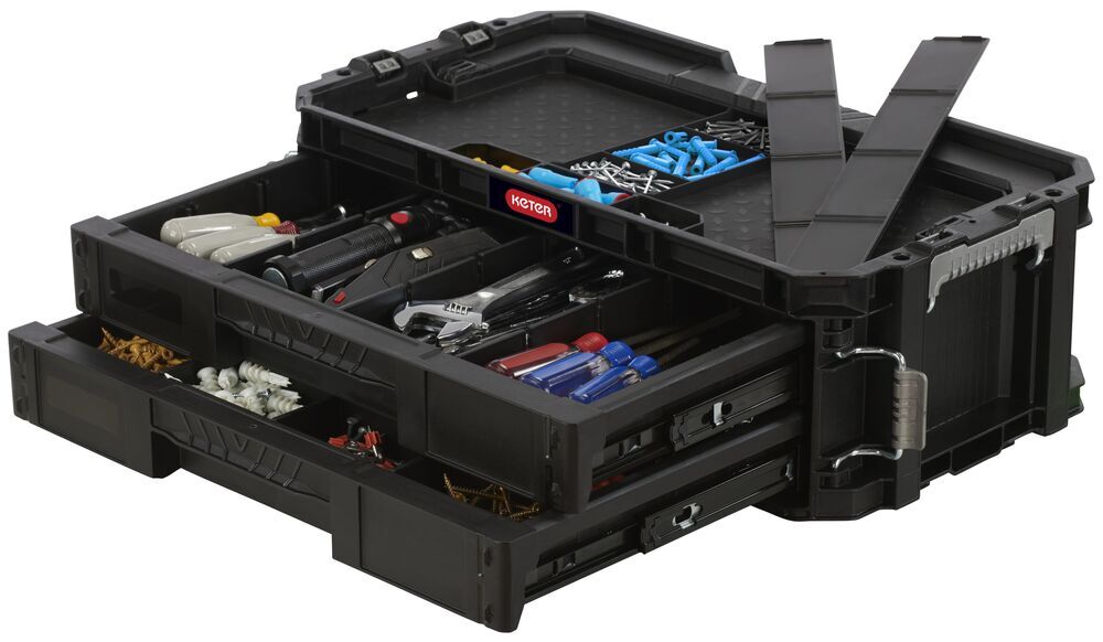 Úložný box Connect 2 zásuvkový Rojaplast (foto 4)