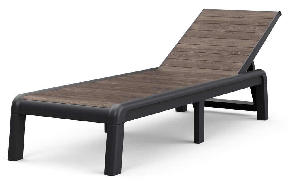 Ležalnik DECO PORTO - Oreh/grafit
