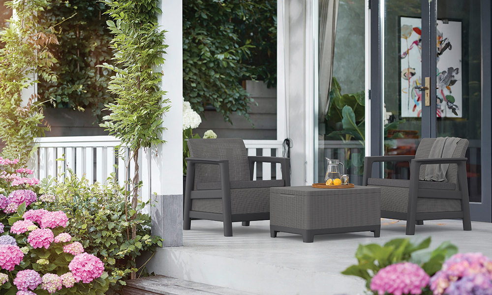 SCANDI LINEA BALCONY - Mountain Grey/Grafit