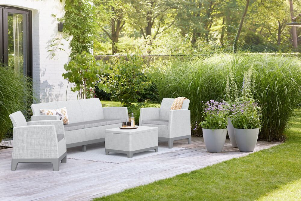 SCANDI FORMA SET 3 SEDEŽI - Pepelno siva/Storm siva