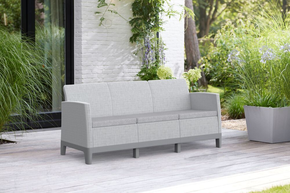 SCANDI FORMA 3 SEDEŽNA SOFA - Pepelno siva/Storm siva