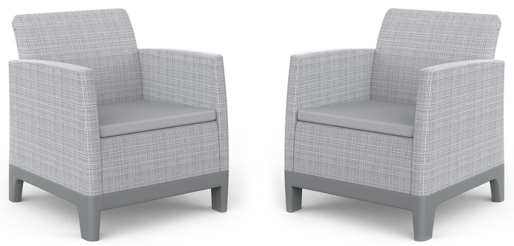 SCANDI FORMA DUO SET - pepelnato siva/Storm siva