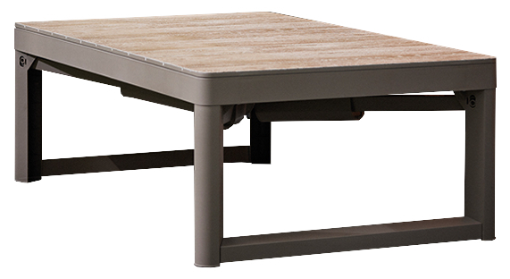 DECO LYON mizica iz ratana - pepelovec/kapucino