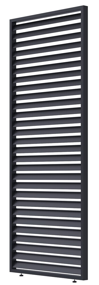 Sjenčani panel s fiksnim lamelama za pergolu (Antracit, 1 m)
