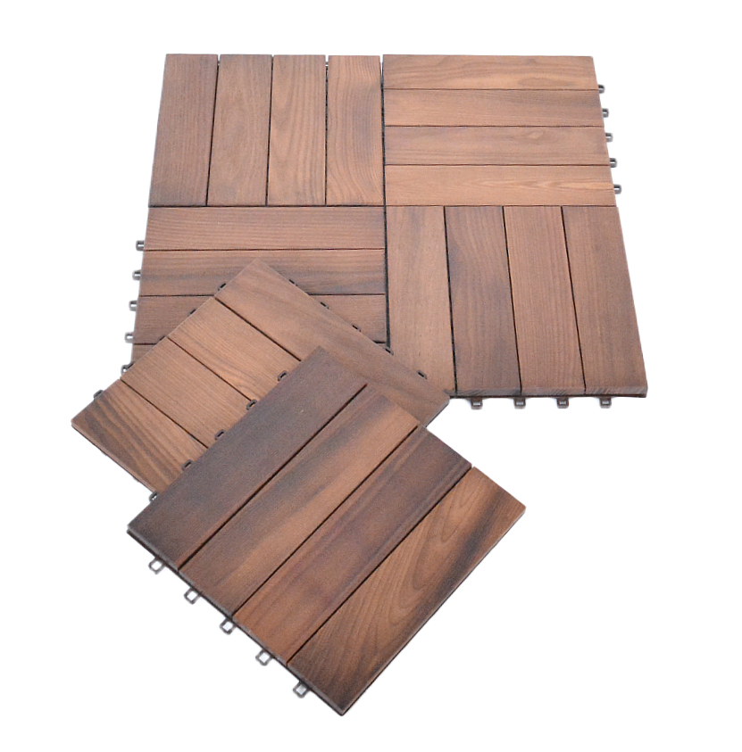 THERMOWOOD podlahové dlaždice 6 ks Rojaplast (foto 16)