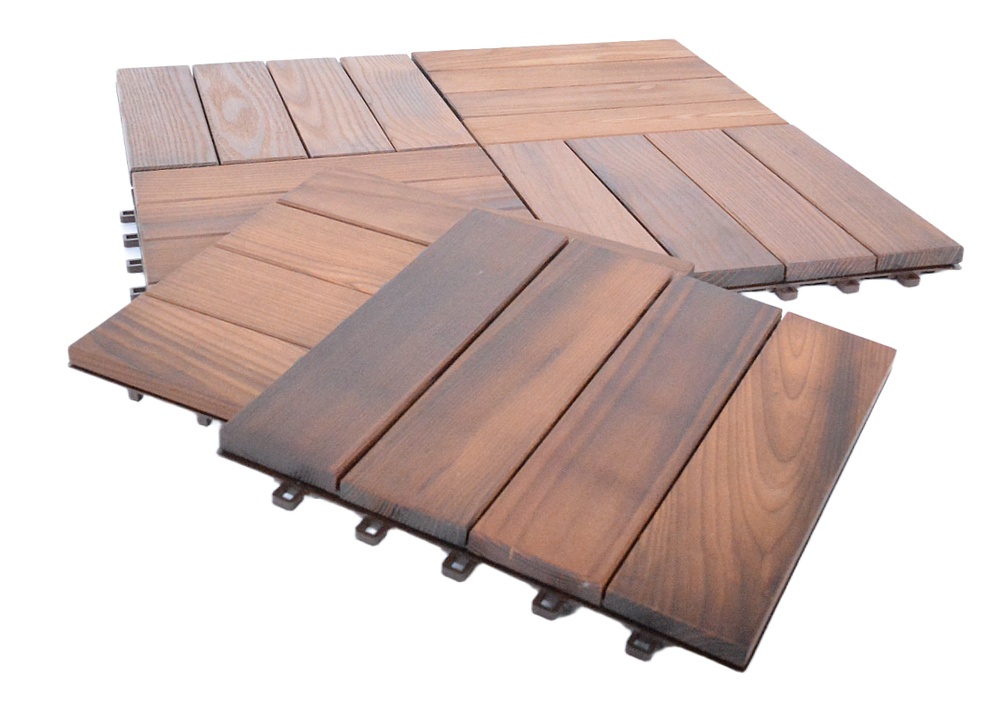 THERMOWOOD podlahové dlaždice 6 ks Rojaplast (foto 12)