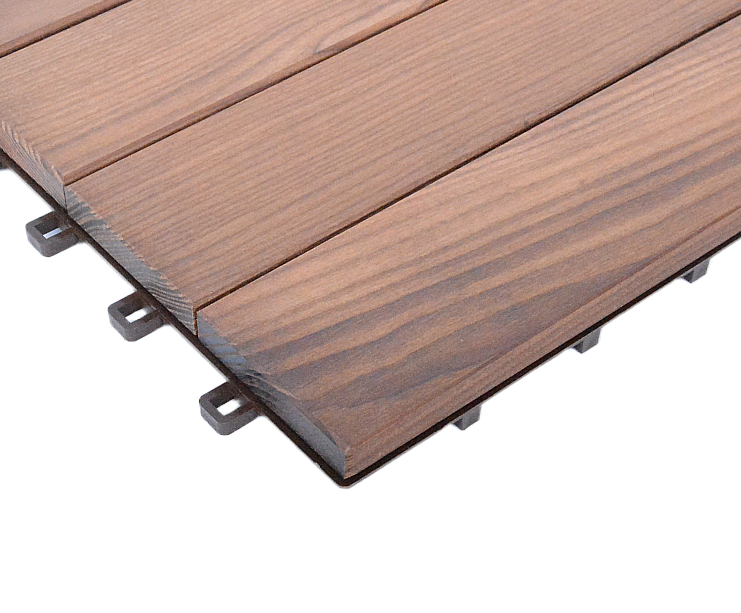 THERMOWOOD podlahové dlaždice 6 ks Rojaplast (foto 17)