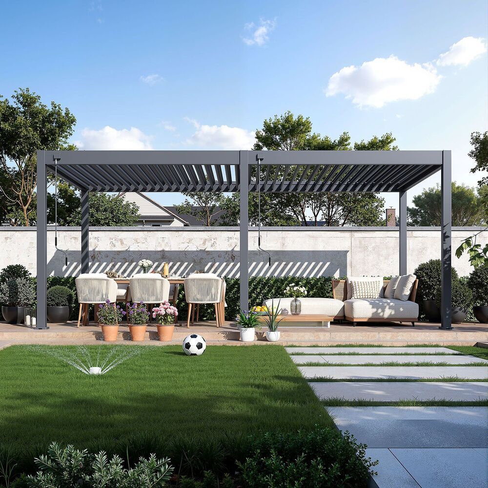 Bioklimatická pergola INTRO NEO 4x3 m Rojaplast (foto 70)